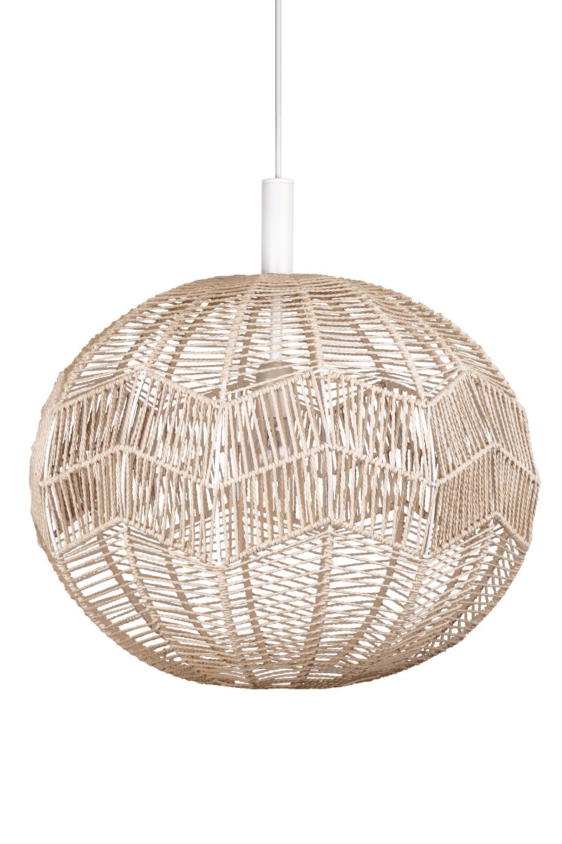Missy Ø45 Nature suspension De Globen Lighting - Plafonnier d&eacute;coratif au motif d'inspiration marocaine cr&eacute;ant des ombres d&eacute;coratives dans la pi&egrave;ce.