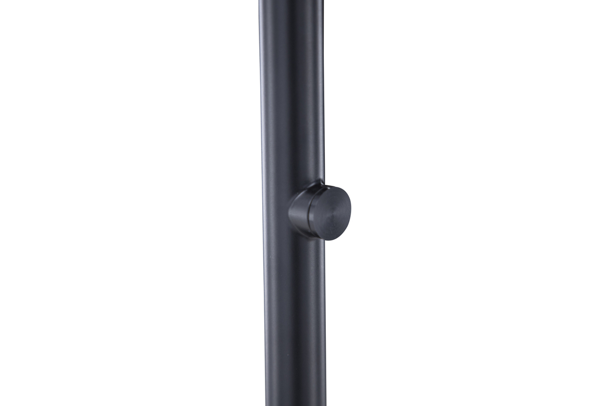 Corong Noir lampadaire De Venture Design - Livr&eacute; avec un c&acirc;ble et une prise noirs.