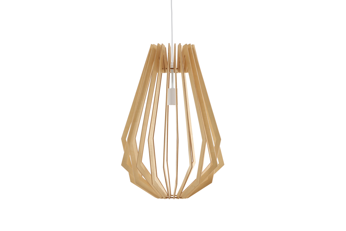 Spider Ø42 Bois suspension De Venture Design - La lampe en bois Spider est une lampe intemporelle en mat&eacute;riaux naturels qui cr&eacute;e une atmosph&egrave;re douce et agr&eacute;able dans votre int&eacute;rieur.