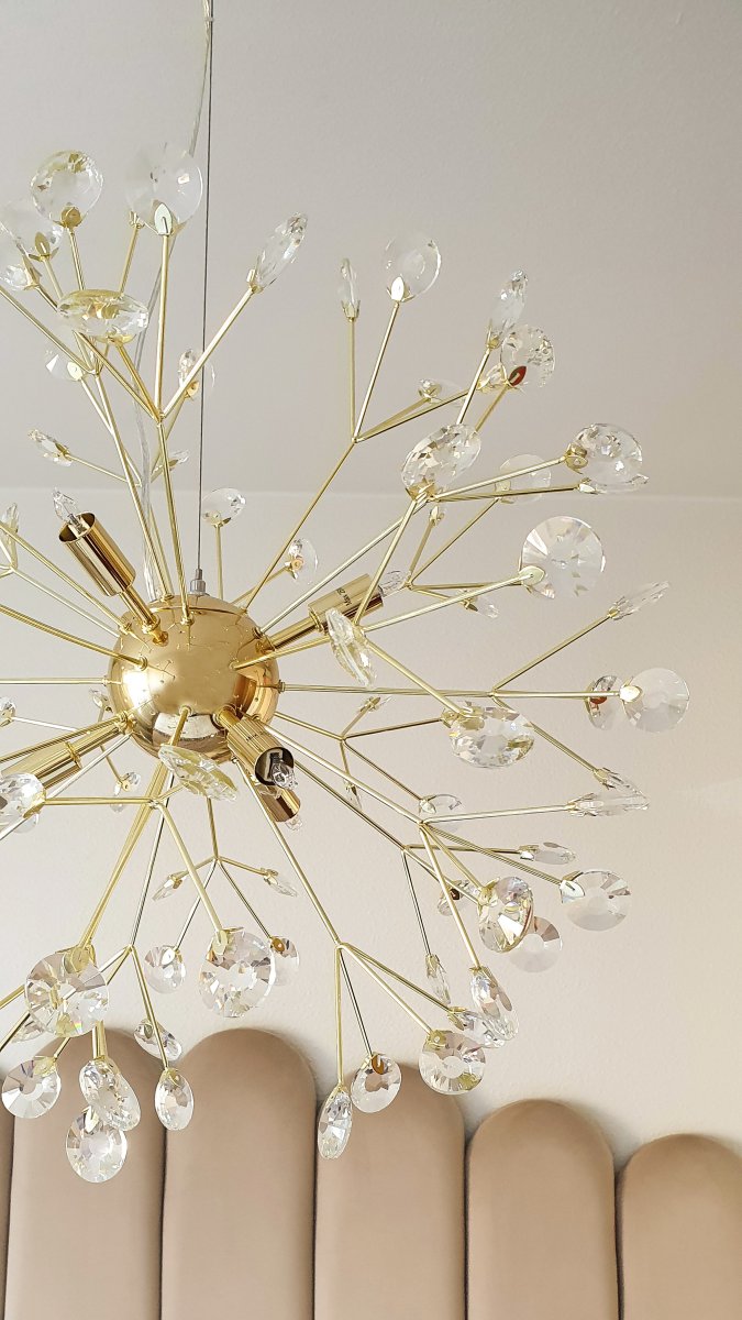 Viva Ø55 Laiton suspension De Aneta Lighting - Suspension à crochet avec bornier, montage sur prise de lampe possible.
