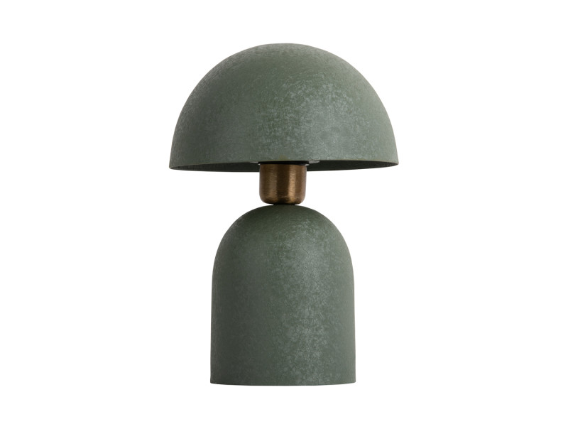 Boaz Mini 30cm Vert lampe de table De Leitmotiv - Elle est fournie avec un câble noir de 2 mètres, un interrupteur et une prise secteur.
