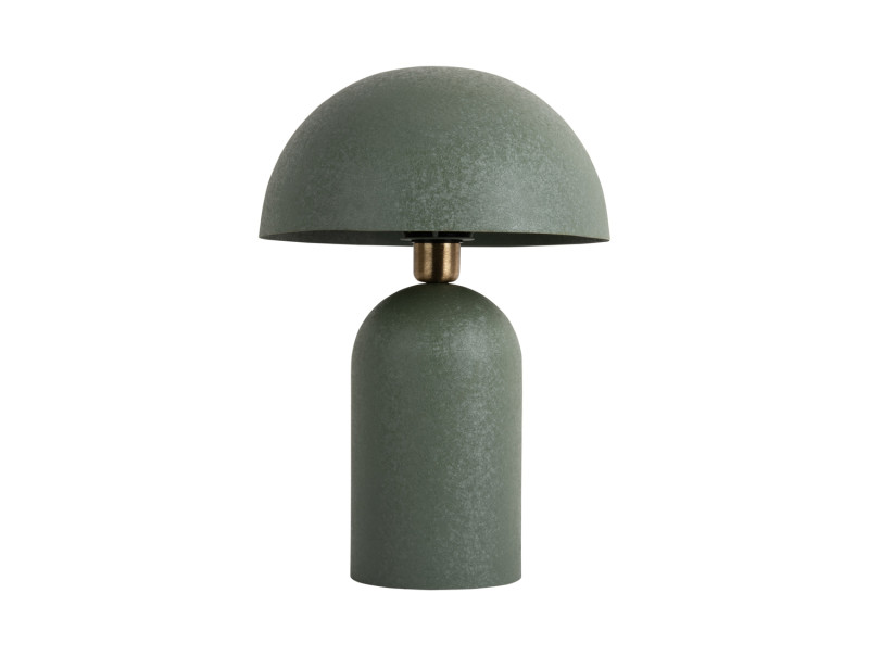 Boaz 43cm Vert lampe de table De Leitmotiv - Elle est fournie avec un c&acirc;ble noir de 2 m&egrave;tres, un interrupteur et une prise secteur.