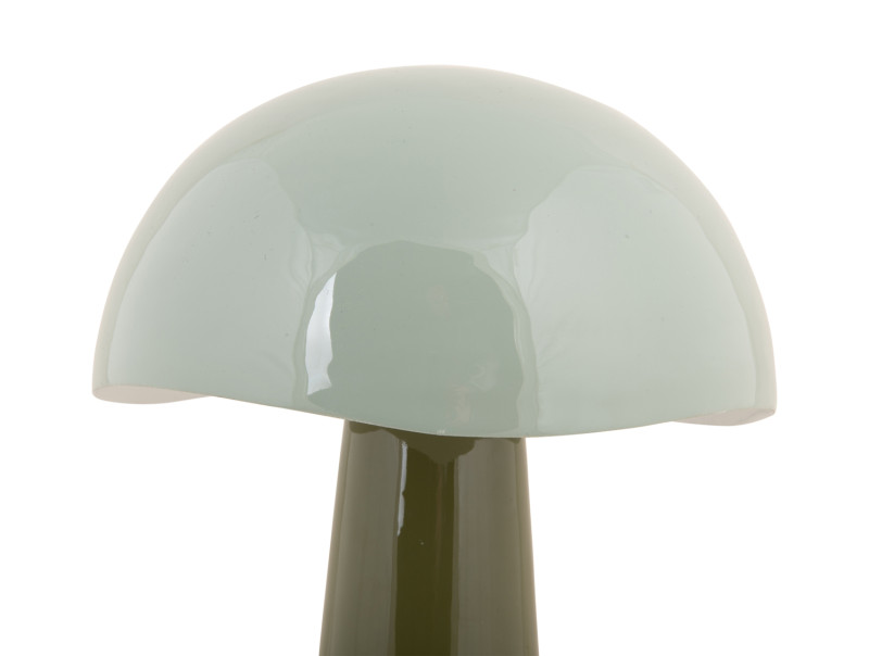Grato 33cm Vert lampe de table De Leitmotiv - La finition émaillée brillante souligne son allure moderne et lui confère une touche exclusive.