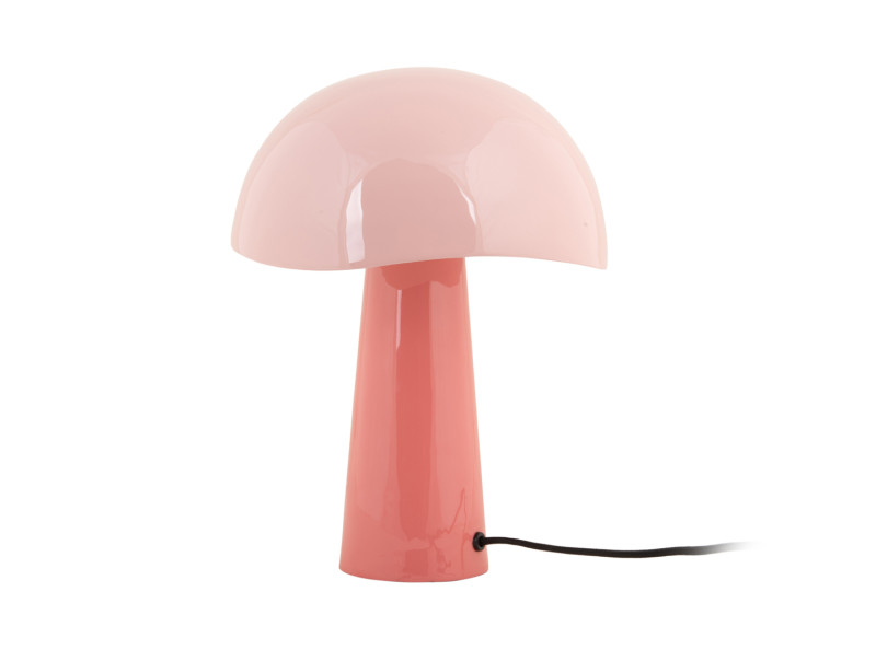 Grato 33cm Rose lampe de table De Leitmotiv - La finition émaillée brillante rehausse son allure moderne et lui confère une touche exclusive.