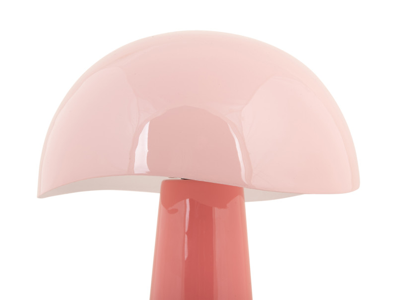 Grato 33cm Rose lampe de table De Leitmotiv - La finition émaillée brillante rehausse son allure moderne et lui confère une touche exclusive.