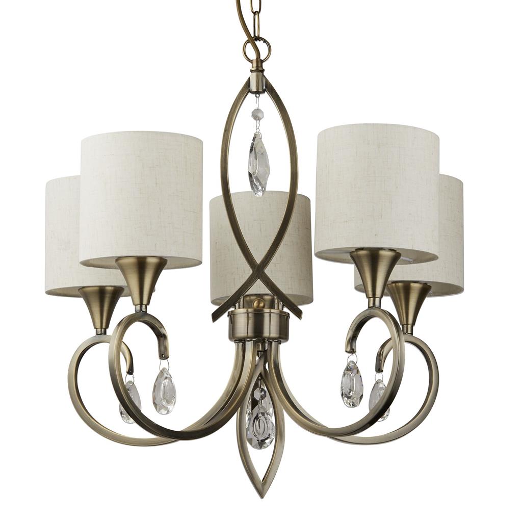 Alberto Ø52 Laiton antique suspension De Searchlight - La suspension Alberto, en métal finition laiton antique, apporte une touche d'élégance et de style à votre intérieur.