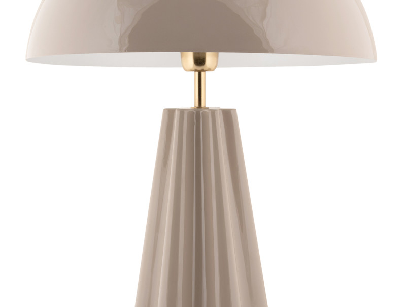 Amplio 55cm Greige lampe de table De Leitmotiv - Amplio est une lampe de table plus grande et plus imposante, alliant fonctionnalité et style.