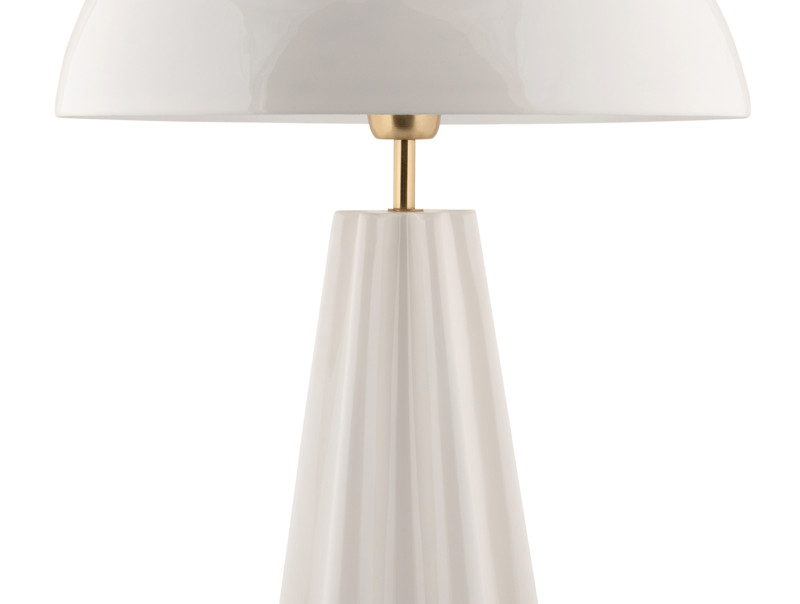 Amplio 55cm Blanc lampe de table De Leitmotiv - Amplio est une lampe de table plus grande et plus imposante, alliant fonctionnalit&eacute; et style.