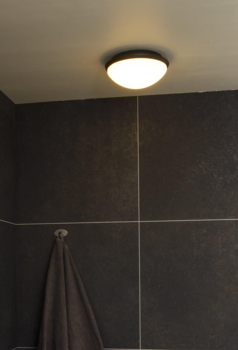 Siracusa Ø25 Blanc lampe de salle de bain De Aneta Lighting - LED 12W intégrée qui fournit une agréable lumière blanche chaude de 650 lumens, ce qui équivaut à peu près à une ampoule à incandescence conventionnelle de 60W.