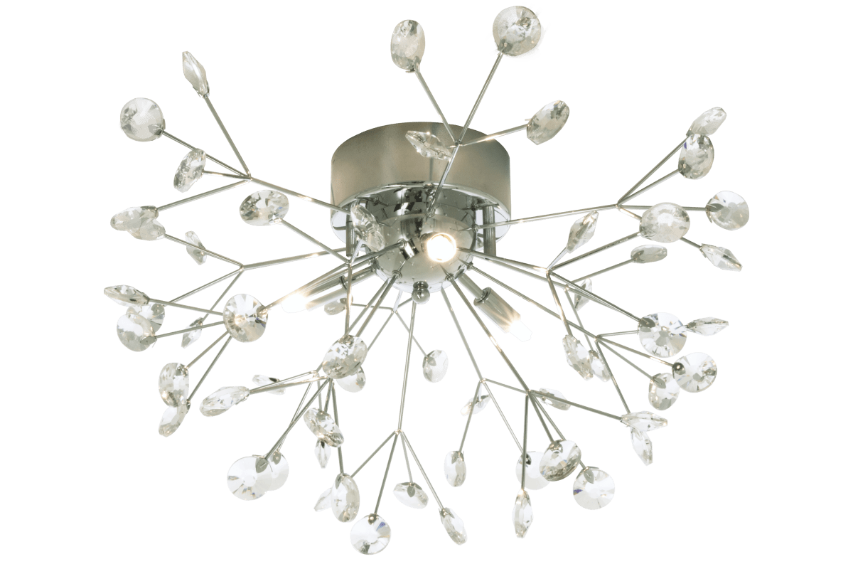 Viva Ø57 Chrome plafonnier De Aneta Lighting - VIVA, magnifique plafonnier en chrome à l'aspect luxueux.