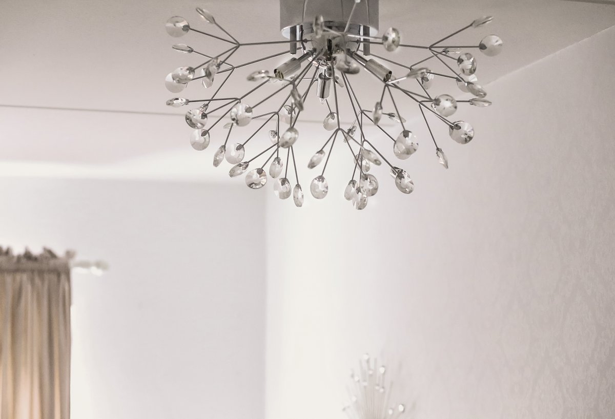 Viva Ø57 Chrome plafonnier De Aneta Lighting - VIVA, magnifique plafonnier en chrome à l'aspect luxueux.