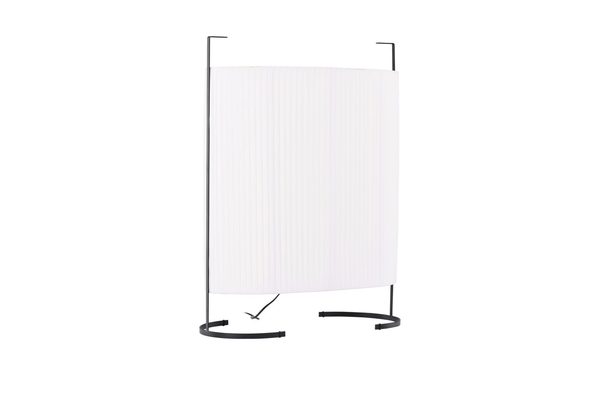 Rennes Blanc cassé lampadaire De Venture Design - Livr&eacute; avec un c&acirc;ble noir, un interrupteur &agrave; pied et une prise.