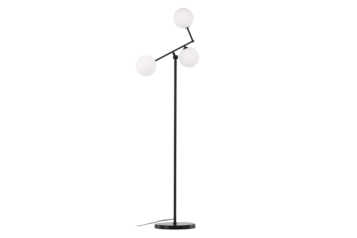 Marsan Noir lampadaire De Venture Design - Nous vous recommandons de placer la lampe dans un coin du salon pour une touche d&eacute;corative suppl&eacute;mentaire et une lumi&egrave;re chaleureuse.