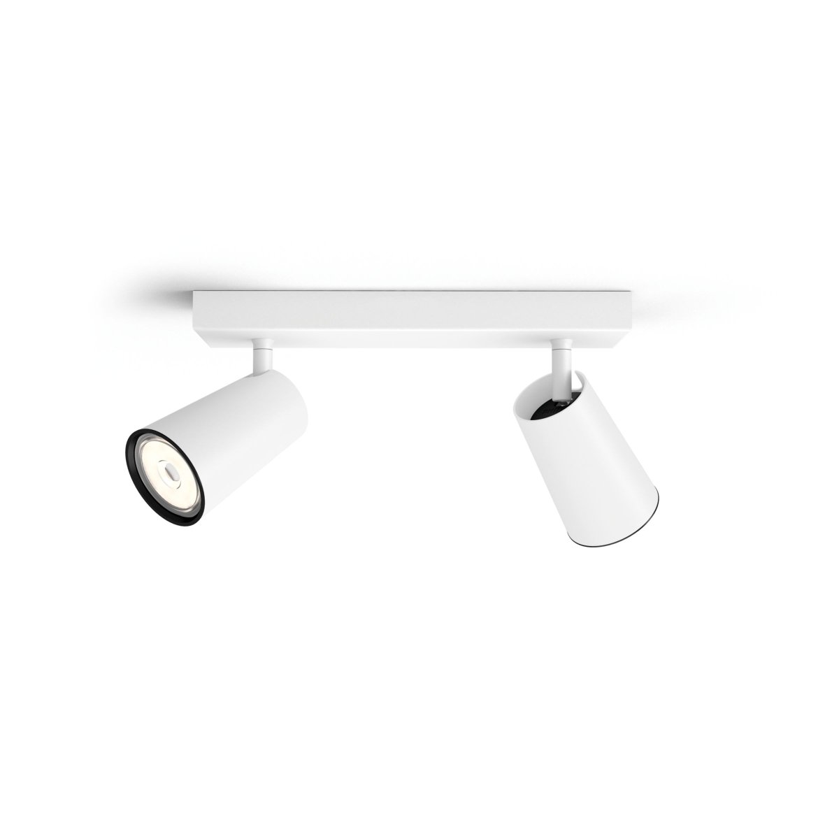 Paisley 2 Blanc spot De Philips - Son boîtier en métal blanc lui confère un style épuré et minimaliste qui s'intègre harmonieusement à la plupart des intérieurs.