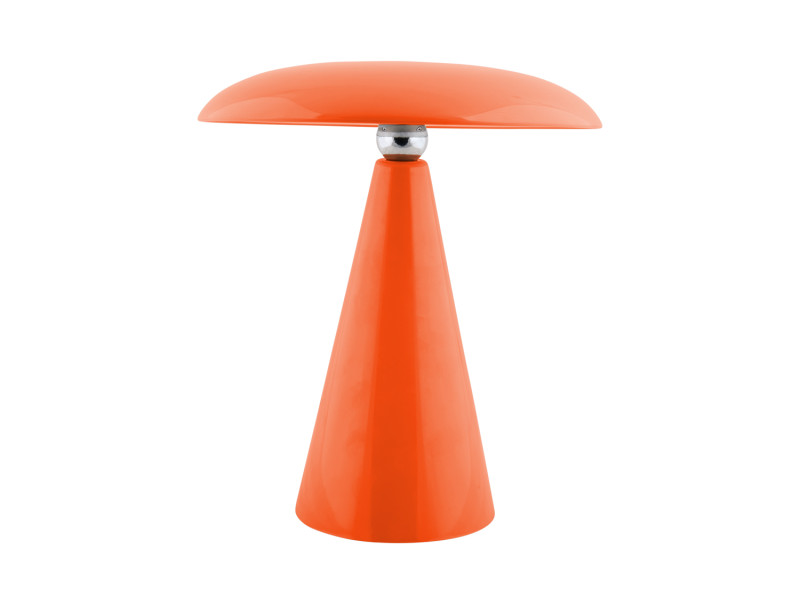 Phoebe LED 26cm Orange portable De Leitmotiv - Phoebe est une lampe de table rechargeable élégante et moderne qui embellira n'importe quelle pièce.