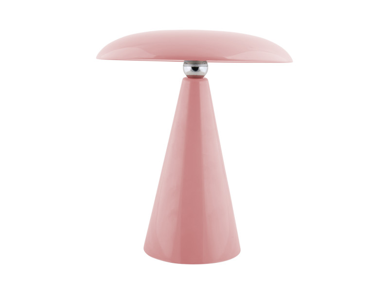 Phoebe LED 26cm Rose portable De Leitmotiv - Phoebe est une lampe de table rechargeable élégante et moderne qui embellira n'importe quelle pièce.