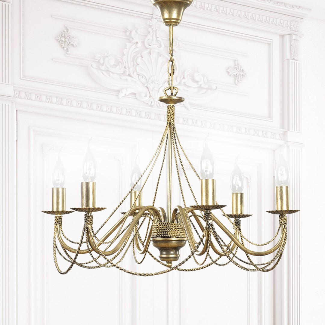 Tori Ø63 Or suspension De Emibig Lighting - Tori est une lampe magnifique, sophistiqu&eacute;e et exclusive qui compl&egrave;te parfaitement les compositions classiques.