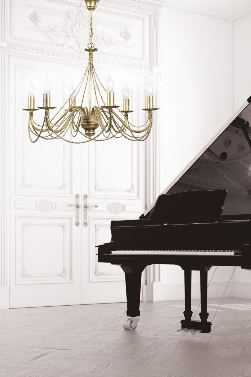 Tori Ø63 Or suspension De Emibig Lighting - Tori est une lampe magnifique, sophistiqu&eacute;e et exclusive qui compl&egrave;te parfaitement les compositions classiques.