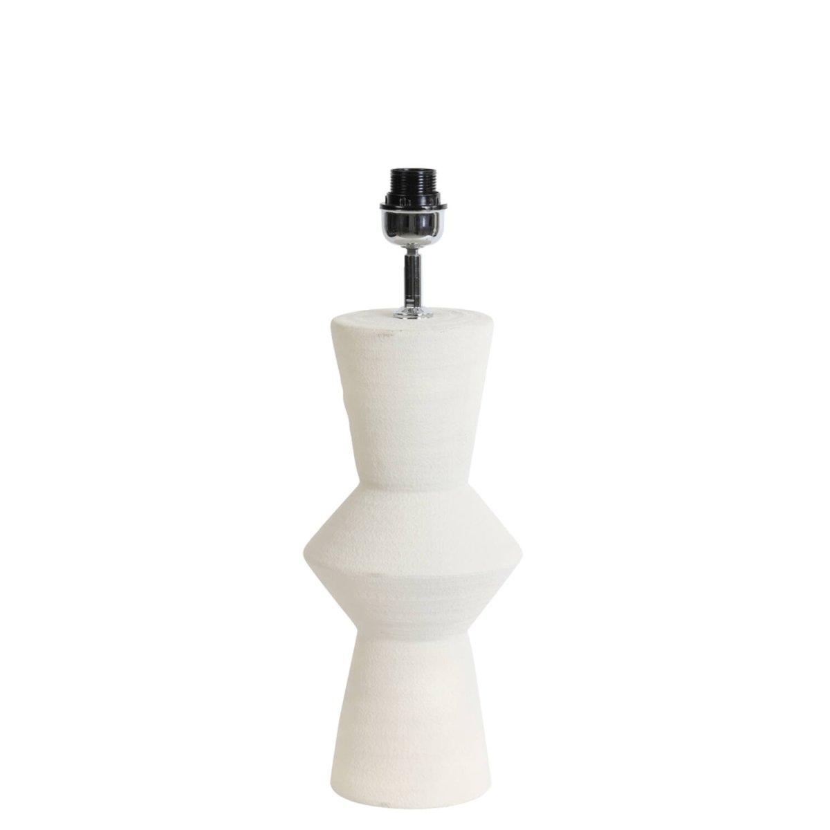 Ayla 50cm Blanc crémeux pied de lampe De Light & Living - 