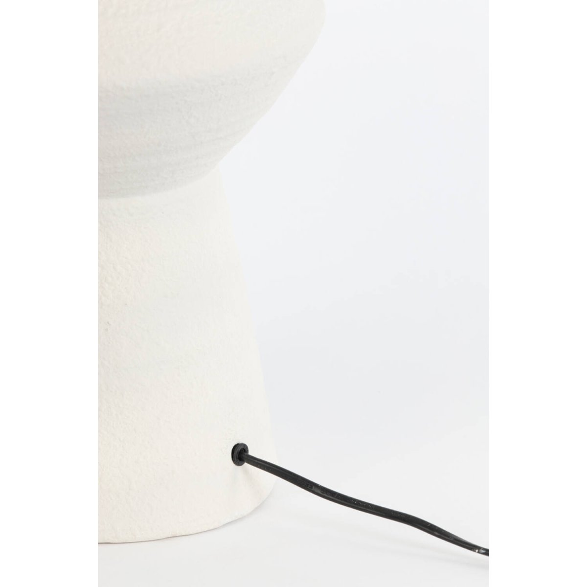 Ayla 50cm Blanc crémeux pied de lampe De Light & Living - 