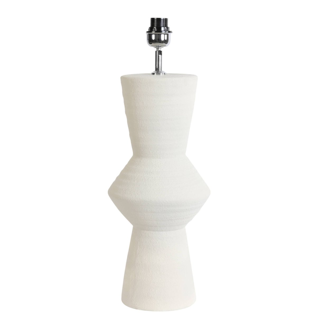 Ayla 60cm Blanc crémeux pied de lampe De Light & Living - 