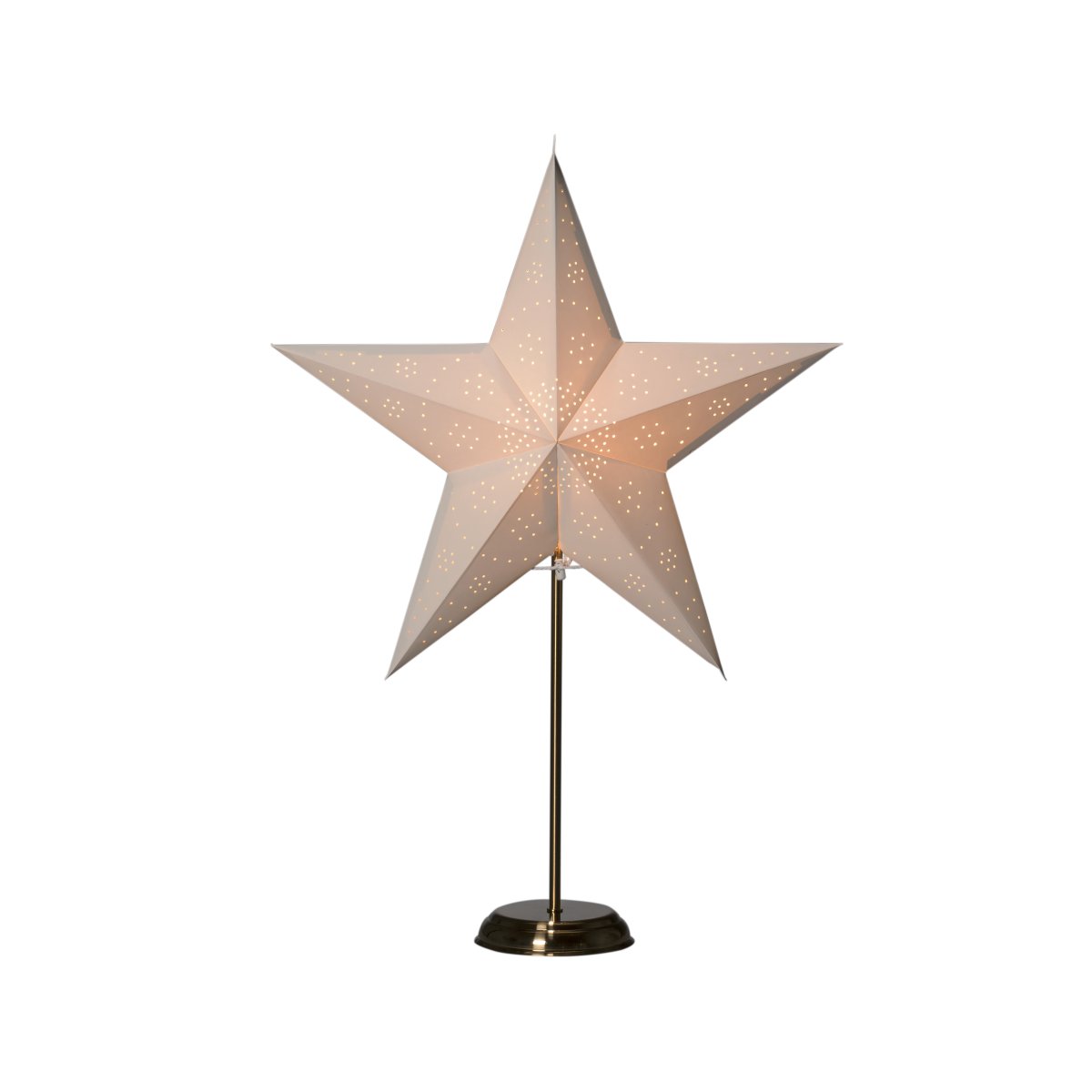 Étoile en papier Ø47 Blanc De Konstsmide - Cr&eacute;ez une ambiance &eacute;l&eacute;gante et festive pour l'Avent avec cette &eacute;toile de l'Avent en papier blanc.