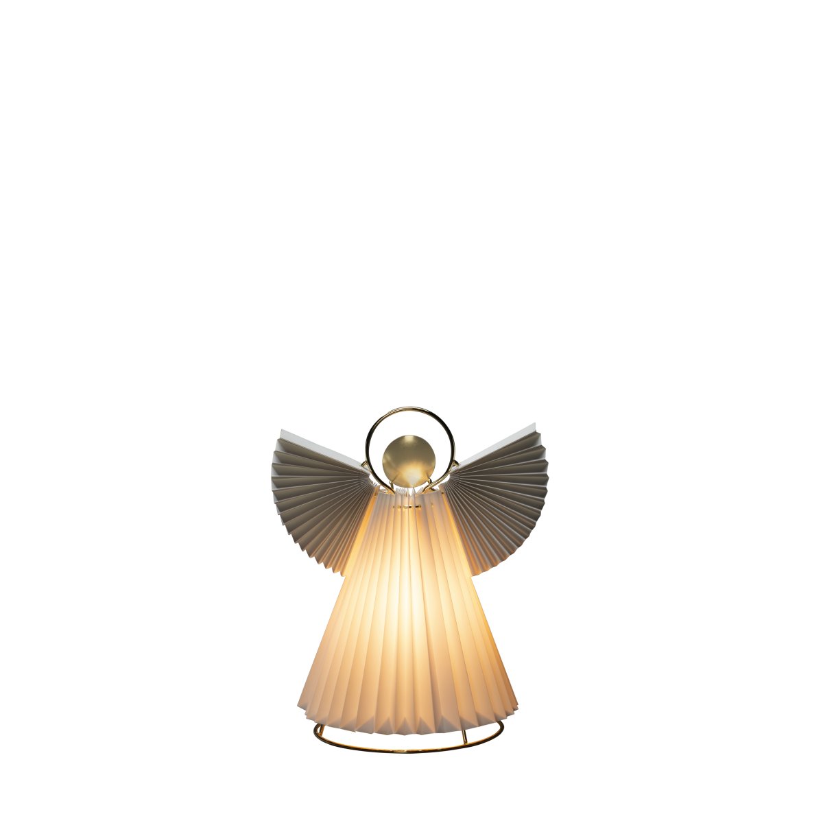 Ange En Papier 26cm Blanc De Konstsmide - D'une hauteur de 26 cm, cet ange est une ravissante d&eacute;coration de No&euml;l pour une table d'appoint, une fen&ecirc;tre ou un bureau.