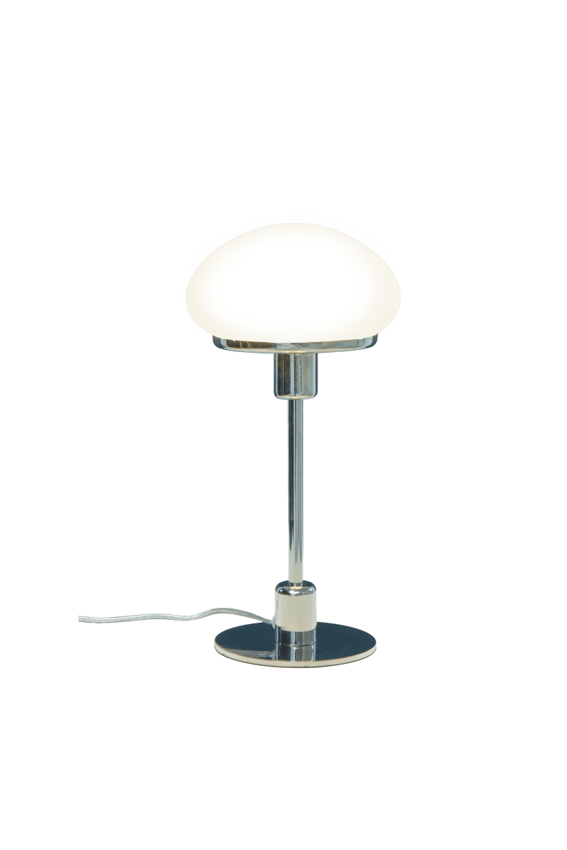 New August 36cm Argent lampe de table De Aneta Lighting - Nouvelle lampe de table élégante d'August dans un modèle classique avec un design plus moderne.