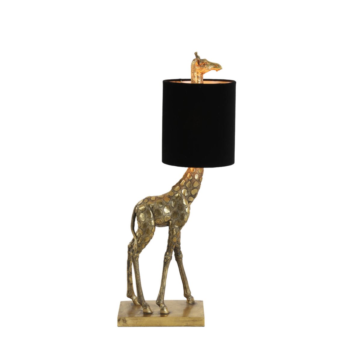 Giraffe 60cm Or lampe de table De Light & Living - Giraffe est une lampe de table unique qui allie design audacieux et &eacute;l&eacute;gance.