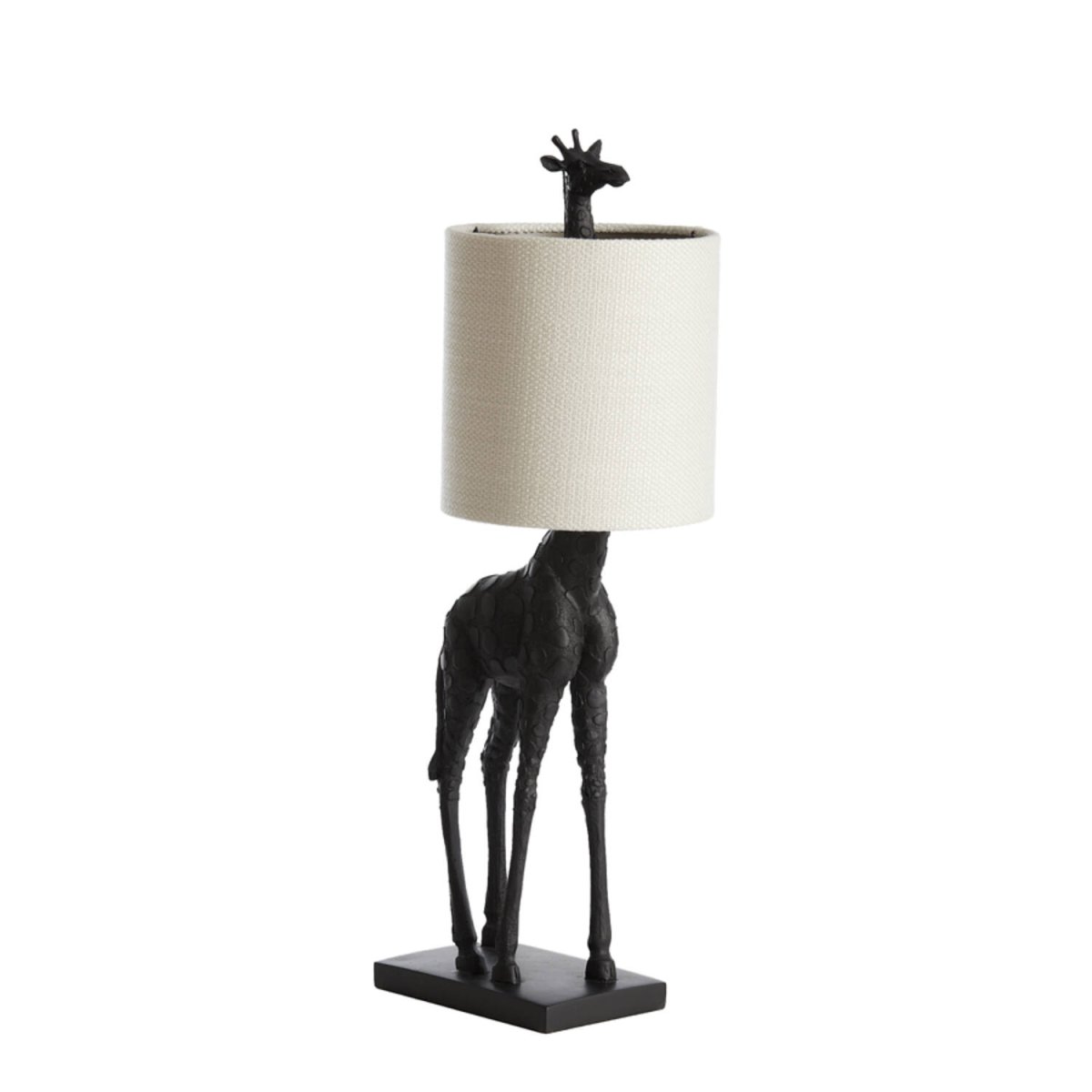 Giraffe 68cm Noir lampe de table De Light & Living - Giraffe est une lampe de table unique qui allie design audacieux et élégance.