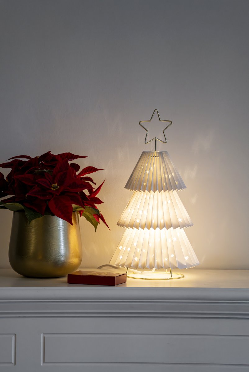 Arbre En Papier Blanc De Konstsmide - 