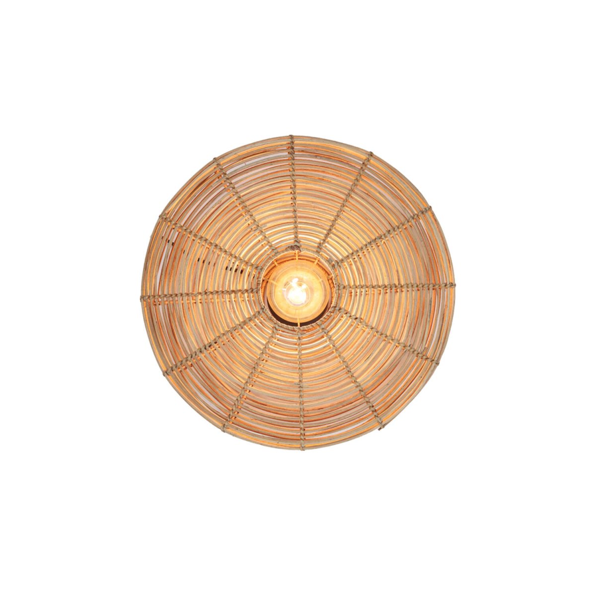 Mataka Ø50 Nature applique murale De Light & Living - Le design artisanal diffuse une lumière douce et atmosphérique et devient un détail intérieur élégant.