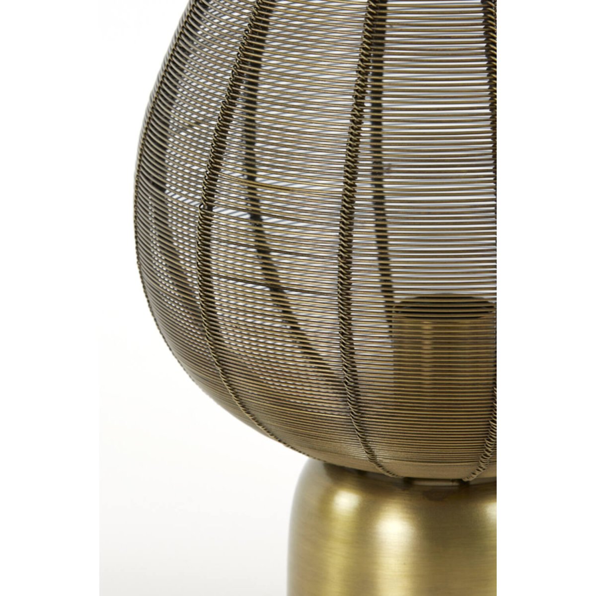 Suneko 34cm Or antique lampe de table De Light & Living - 