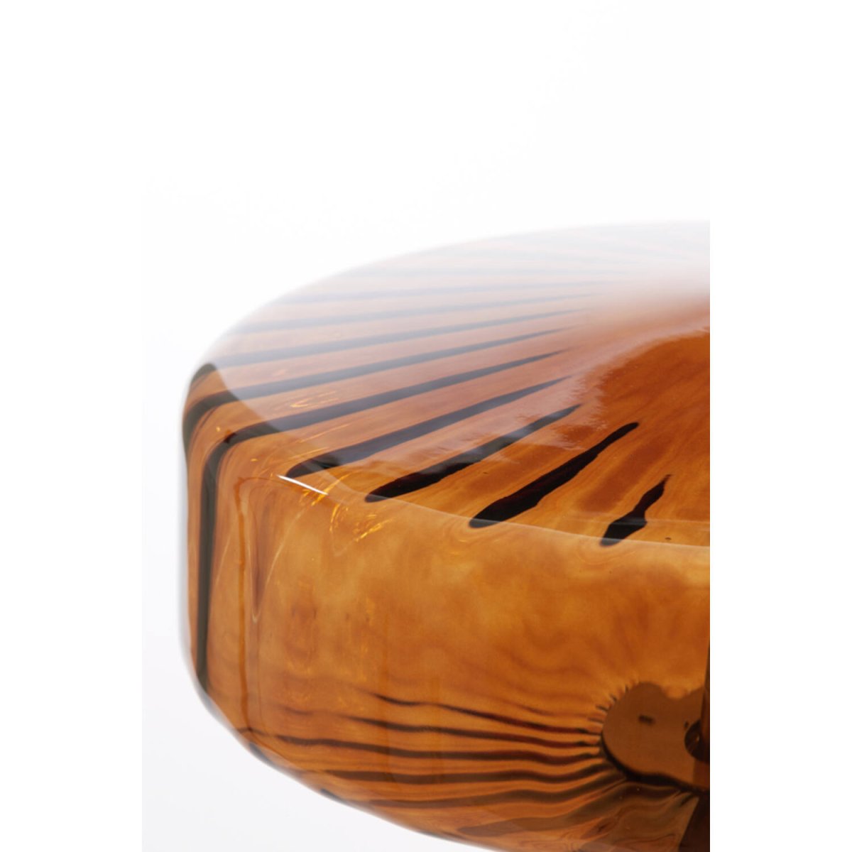 Pleat 45cm Or/marron lampe de table De Light & Living - 