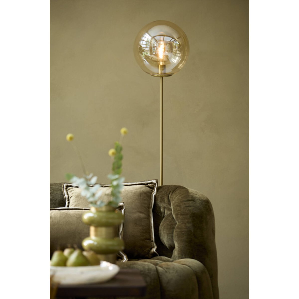 Medina Or/ambre lampadaire De Light & Living - 