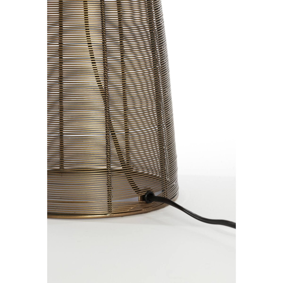 Aboso 54cm Bronze lampe de table De Light & Living - Sa forme unique crée une ambiance moderne et élégante et s'intègre parfaitement à tout intérieur de style industriel ou scandinave.