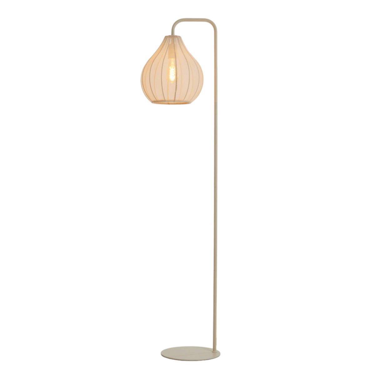 Elati Sable lampadaire De Light & Living - Son design harmonieux confère à toute pièce une ambiance à la fois moderne et chaleureuse, et s'intègre parfaitement aux intérieurs scandinaves et bohèmes.