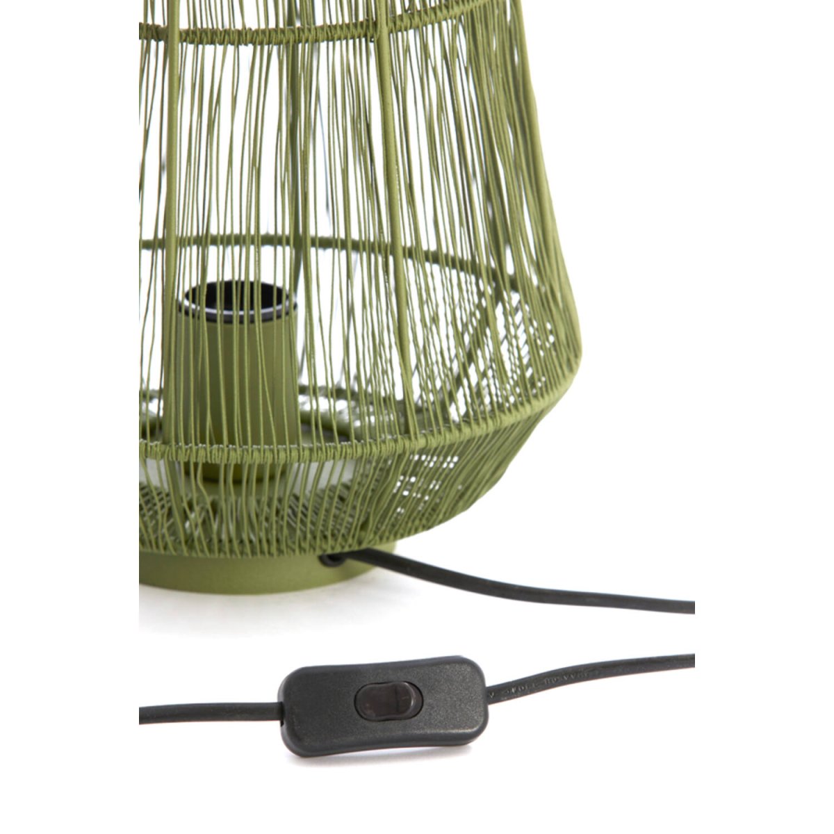 Banjar 33cm Vert lampe de table De Light & Living - 