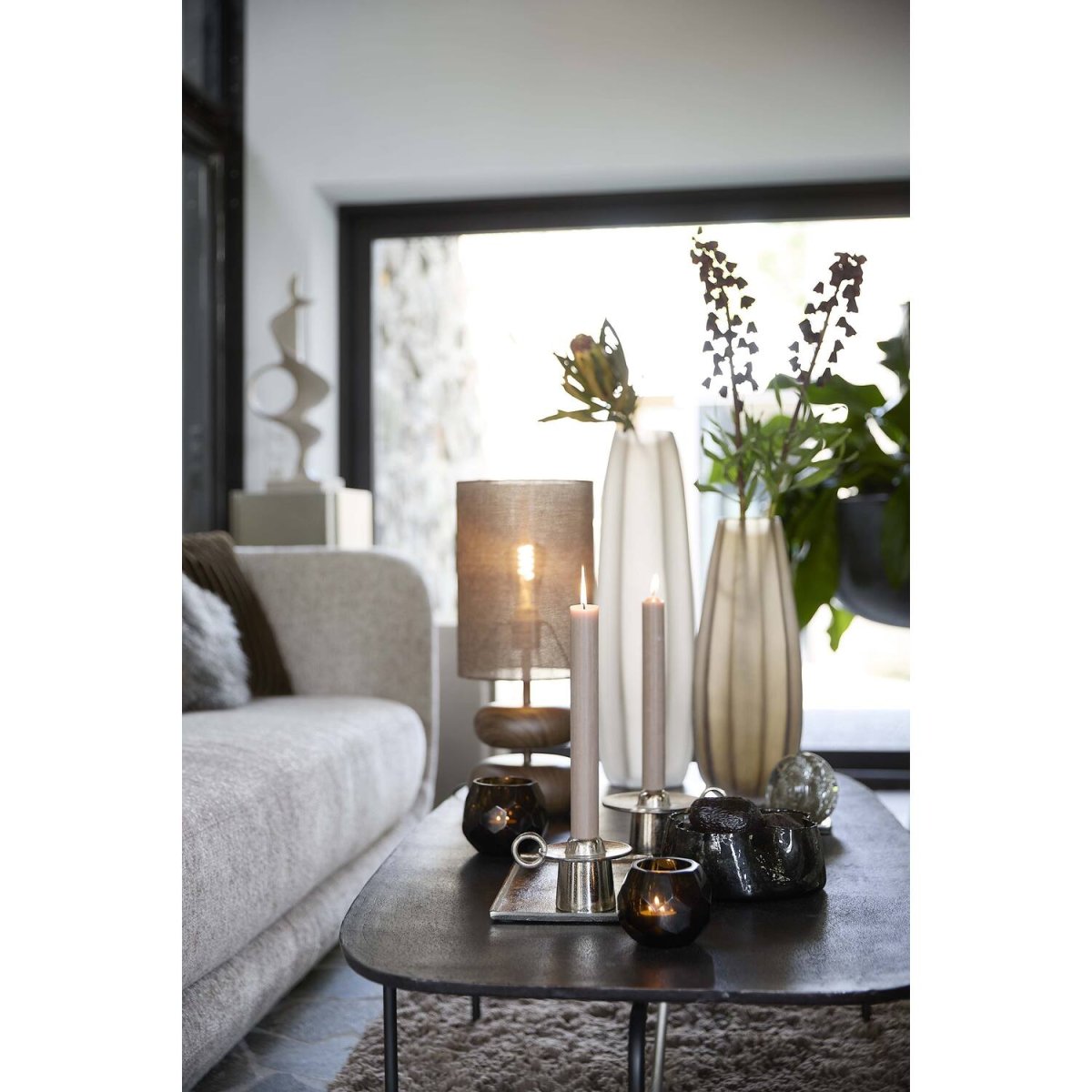 Danialo 50cm Brun lampe de table De Light & Living - 