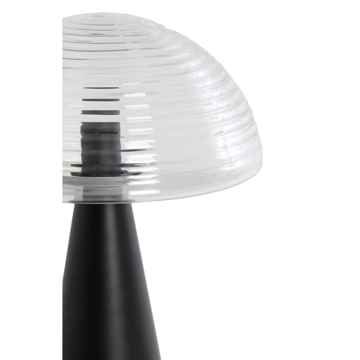 Mueda 43cm Noir lampe de table De Light & Living - 