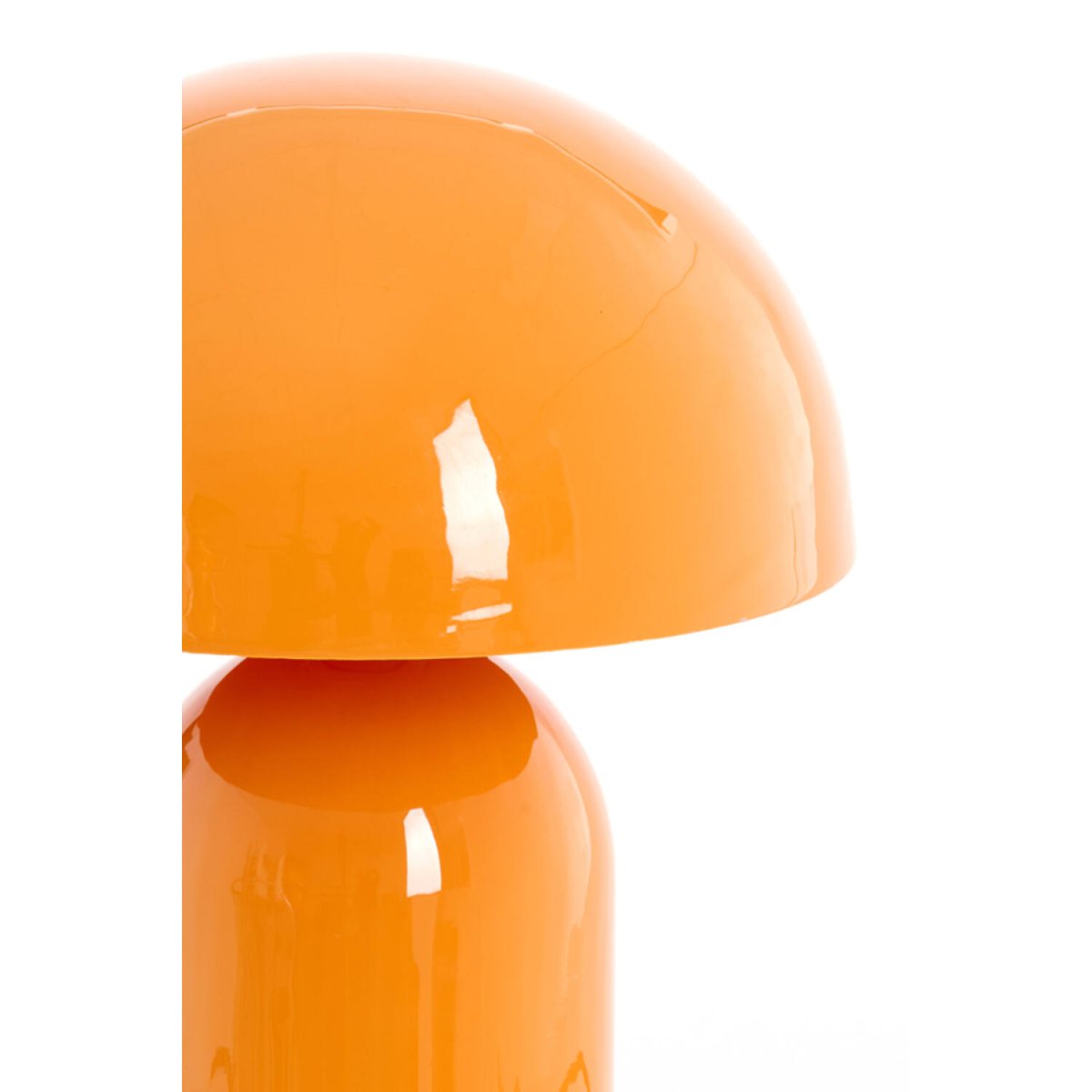 Tolima 48cm Orange lampe de table De Light & Living - La couleur de la lampe cr&eacute;e une ambiance chaleureuse et accueillante dans la pi&egrave;ce &ndash; id&eacute;ale comme &eacute;clairage d'ambiance sur une table de chevet, pr&egrave;s d'une fen&ecirc;tre ou sur une &eacute;tag&egrave;re.