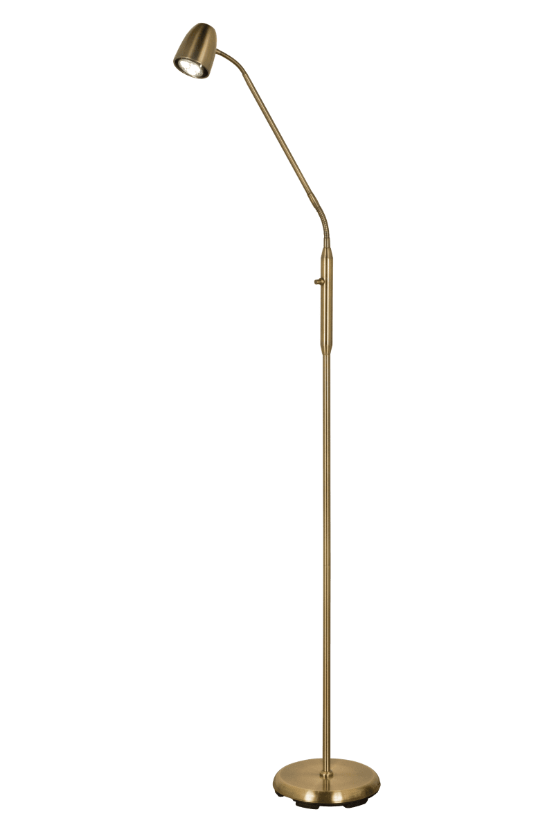Sandnes 1 Antique lampadaire De Aneta Lighting - Lampadaire Sandnes en métal de couleur antique.