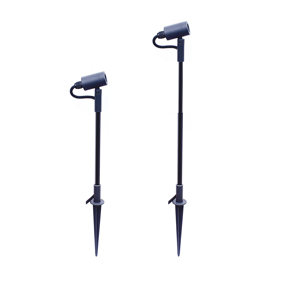 Astro Gris foncé De Lightson - La lumière est magnifiquement diffusée et peut être dirigée vers le haut et vers le bas, ce qui rend la lampe adaptée à de nombreux types d'arbustes et d'arbres, ainsi qu'aux trottoirs et aux chemins.