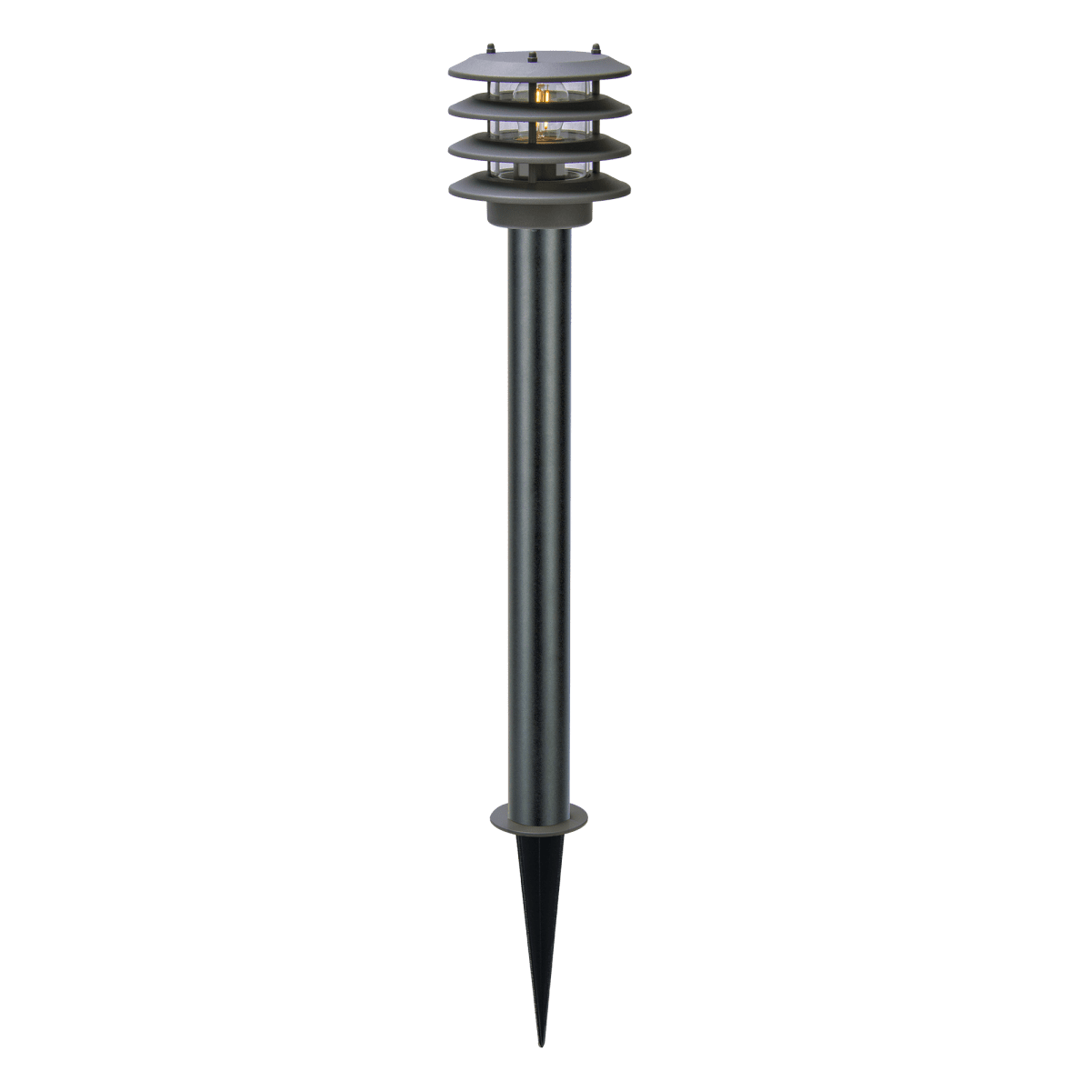 Jupiter Gris foncé De Lightson - Jupiter est une borne lumineuse &eacute;l&eacute;gante gris fonc&eacute; qui offre un &eacute;clairage agr&eacute;able et clair pour les all&eacute;es, les entr&eacute;es de garage et les chemins.
