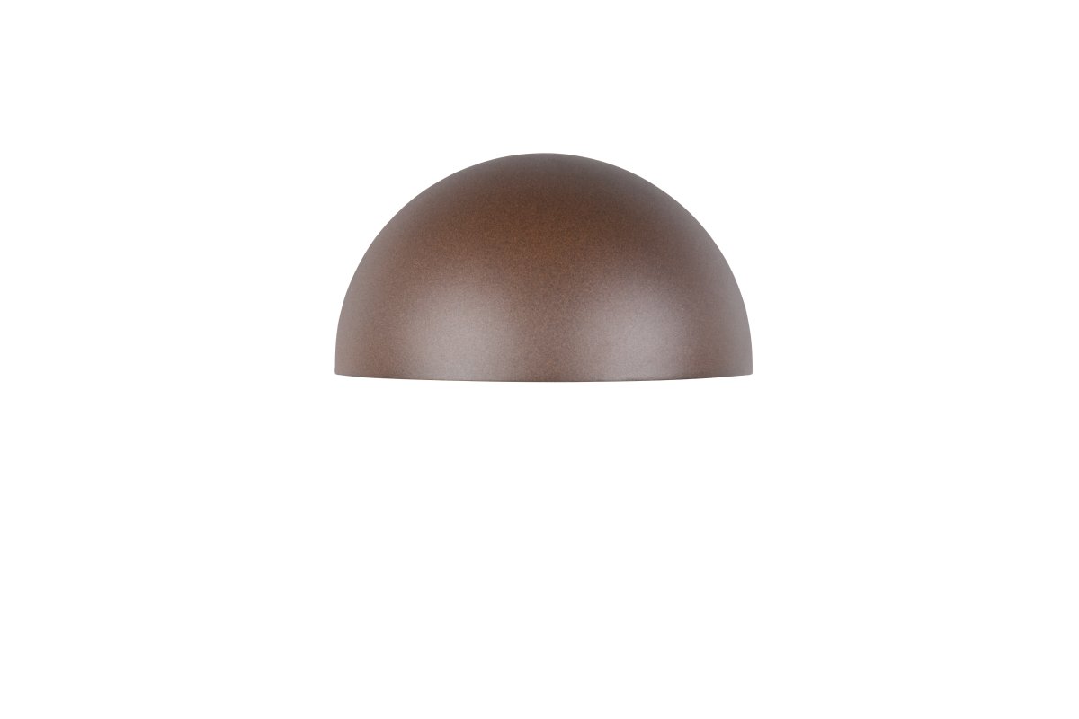 Maas 27cm Brun rouille lampe d’extérieur De Trio Lighting - L'&eacute;clairage orient&eacute; vers le bas cr&eacute;e une atmosph&egrave;re chaleureuse et cosy sur la fa&ccedil;ade ou la terrasse.