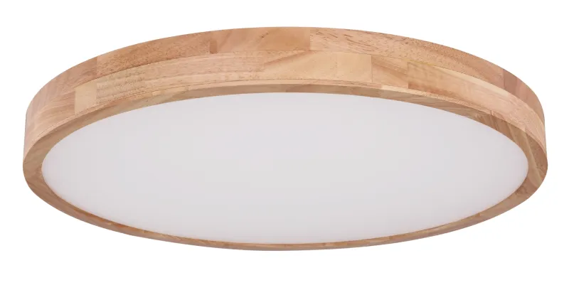 Rainer Ø60 Nature plafonnier De Globo Lighting - Lampan har &auml;ven en f&auml;rgv&auml;xlingsfunktion med m&ouml;jlighet att fixera en vald f&auml;rg, vilket g&ouml;r den b&aring;de flexibel och funktionell.