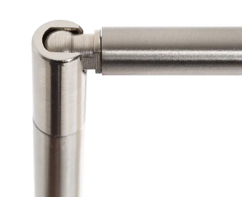 Carlo 40cm Nickel lampe de bureau De Globo Lighting - Den inbyggda dimmerfunktionen l&aring;ter dig anpassa ljusstyrkan, medan touchstr&ouml;mbrytaren g&ouml;r anv&auml;ndningen smidig - idealisk f&ouml;r moderna hem d&auml;r b&aring;de funktion och estetik &auml;r viktiga.