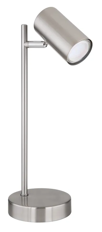 Robby 35cm Nickel mat lampe de bureau De Globo Lighting - Robby &auml;r en praktisk skrivbordslampa som blir ett stilfullt tillskott till ditt hem.