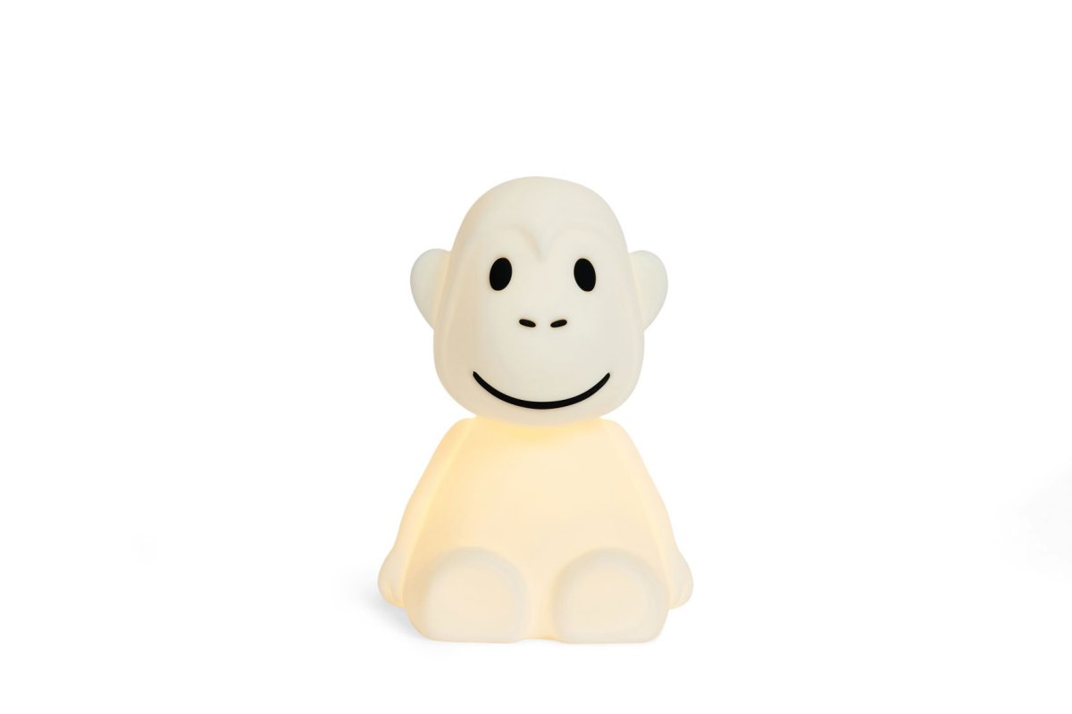 Bundle of Light - Monkey Mini Blanc lampe pour enfant De Mr Maria - Apportez un peu de lumi&egrave;re et de joie dans votre journ&eacute;e et votre maison avec cette charmante lampe singe.