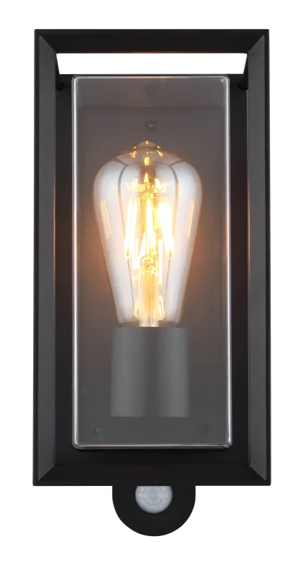 Logana Noir lampe d’extérieur De Globo Lighting - Med sin rektangul&auml;ra design och unika ljusspridning kombinerar den stil och funktion.